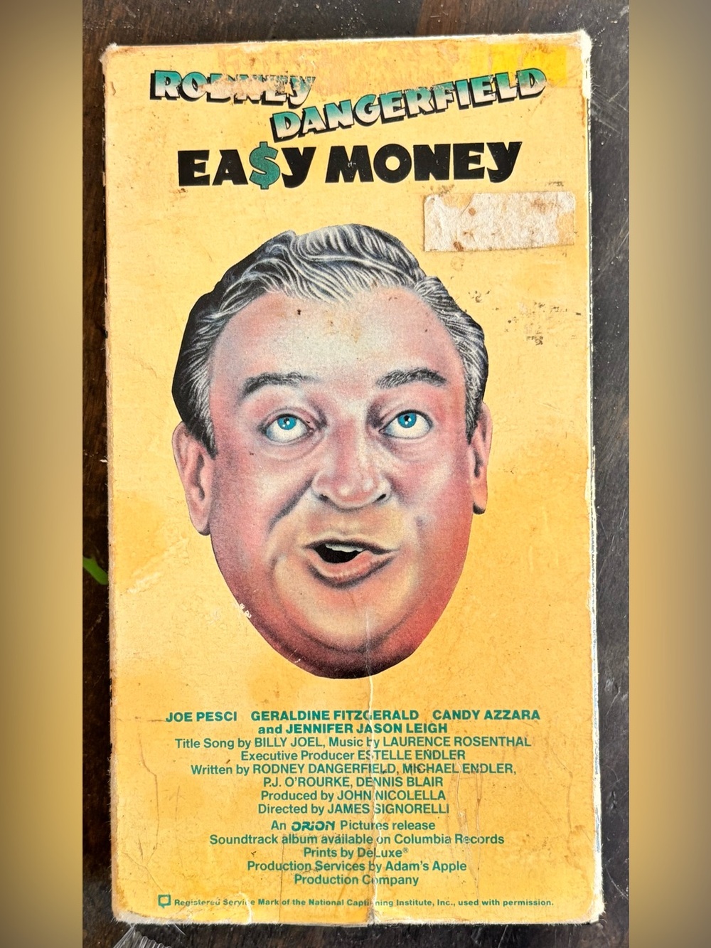 Easy Money Original VHS Tape